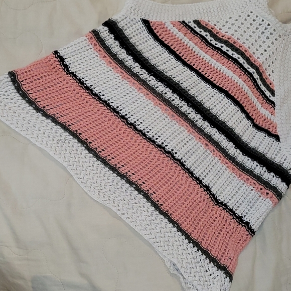 Roxy Crochet cotton tank sweater top - Picture 6 of 6